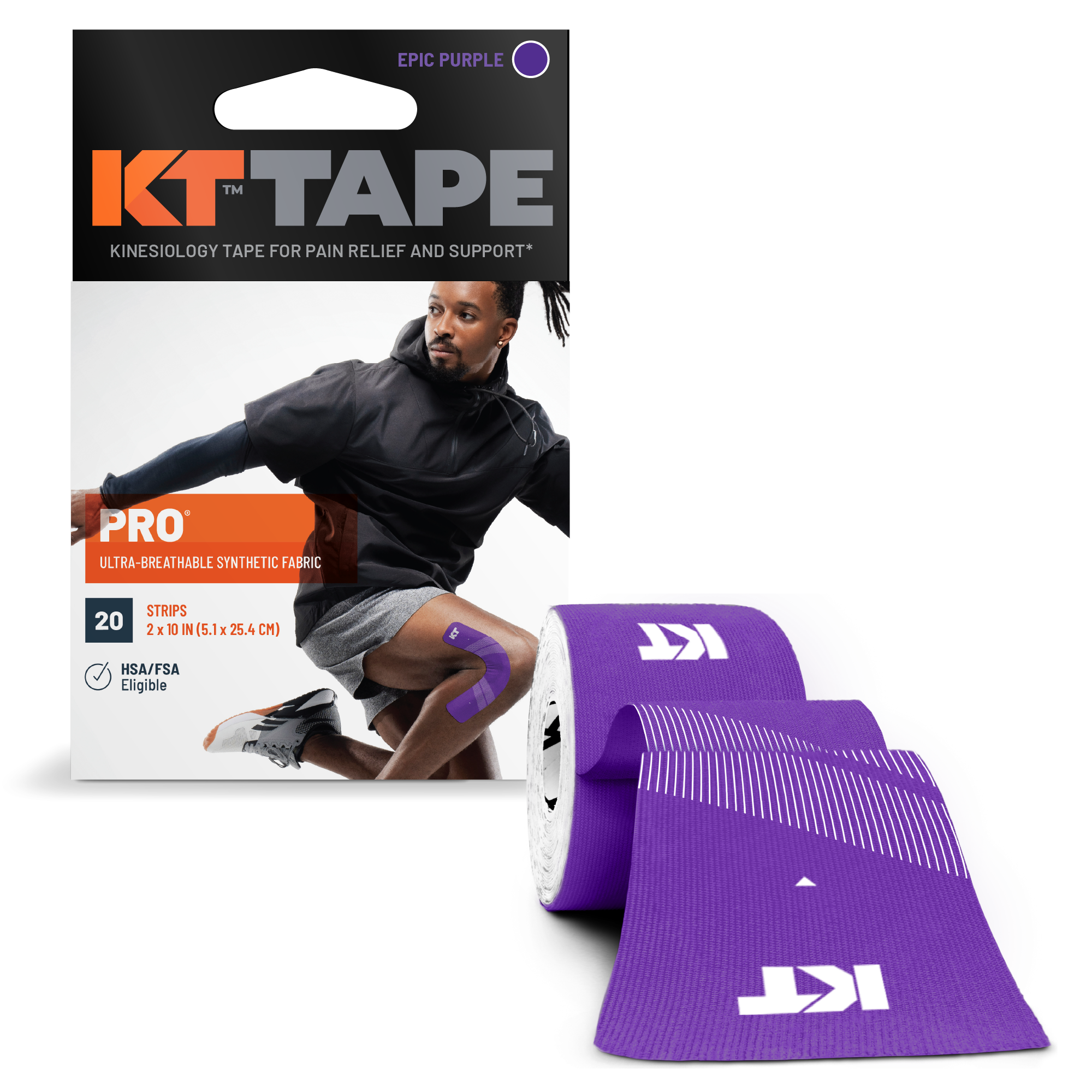 KT Tape Pro packaging with roll#color_epic-purple