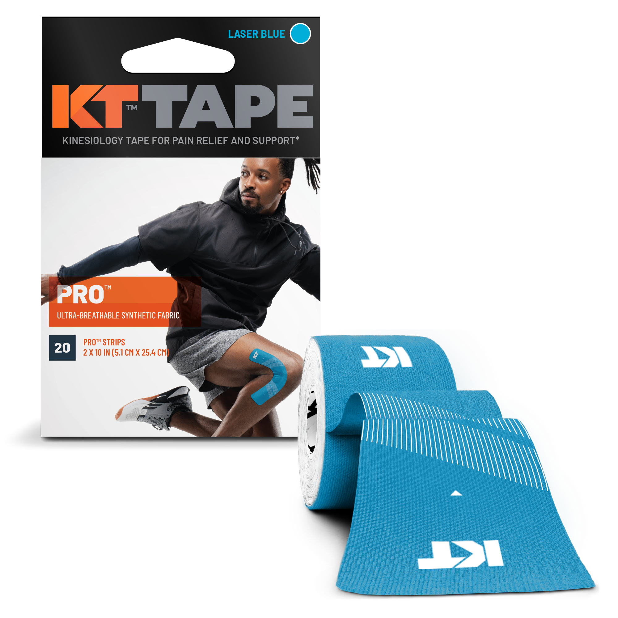 KT Tape Pro packaging with roll#color_laser-blue