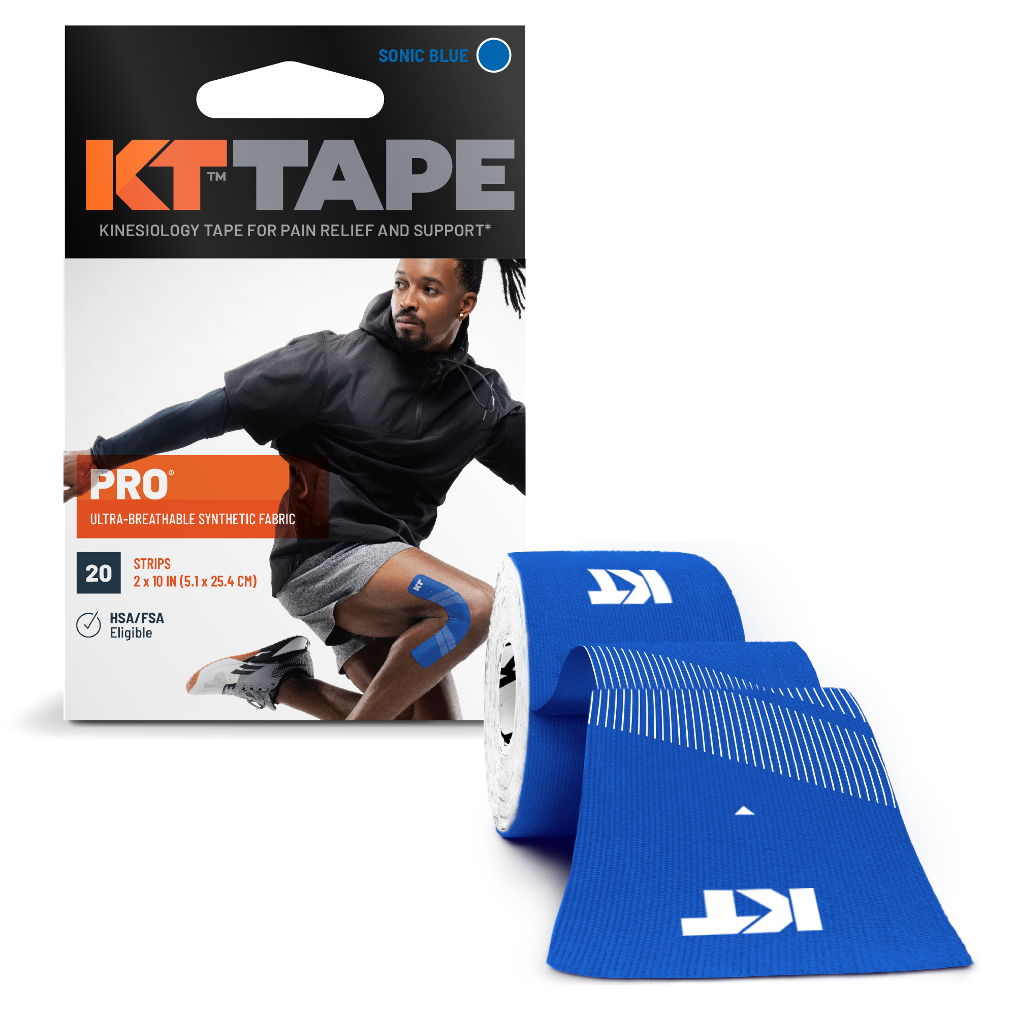 KT Tape Pro packaging with roll#color_sonic-blue