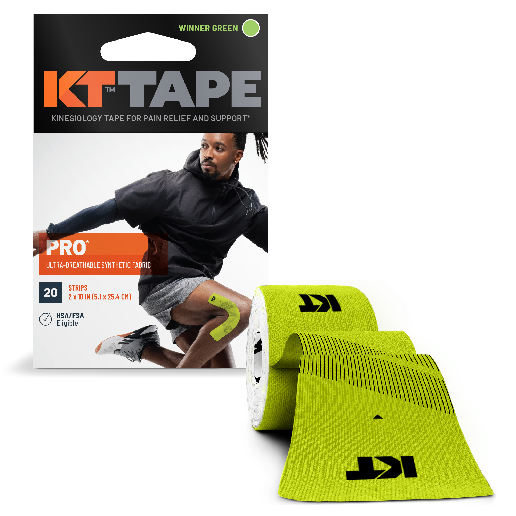 KT Tape Pro packaging with roll#color_winner-green