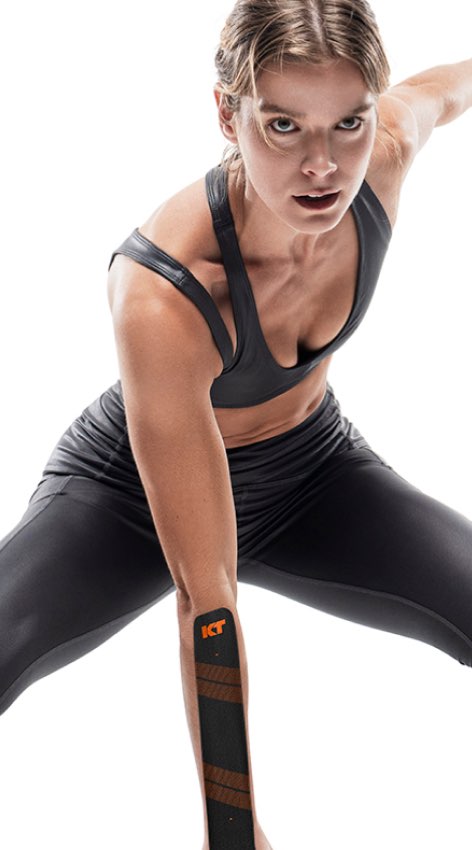 Woman exercising wearing KT Tape Pro