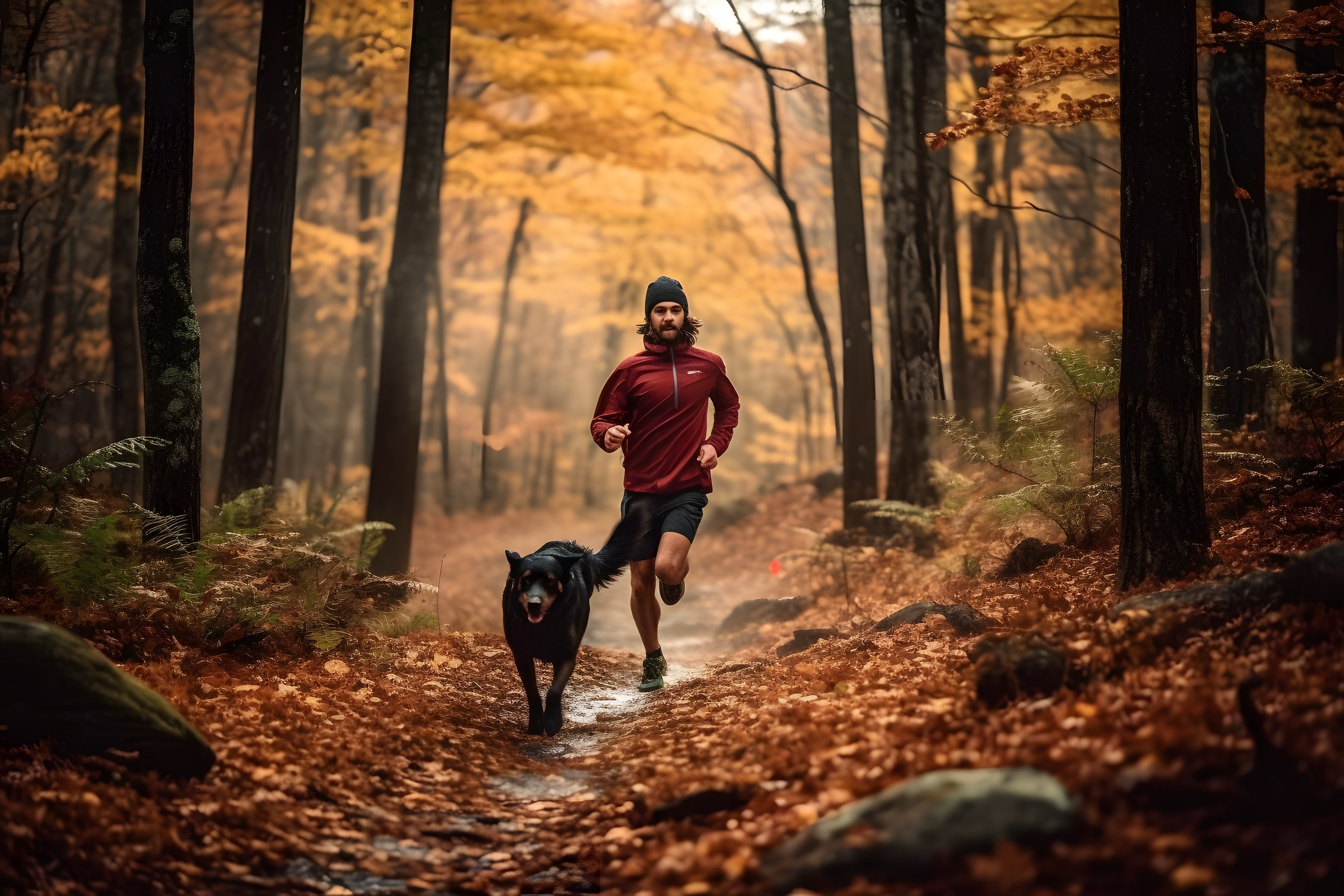 fall running in cooler weather