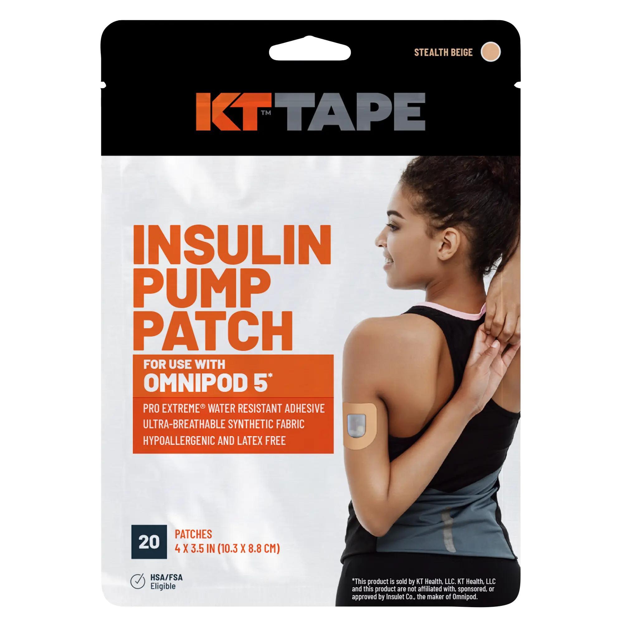 KT Tape Insulin Pump Patch
