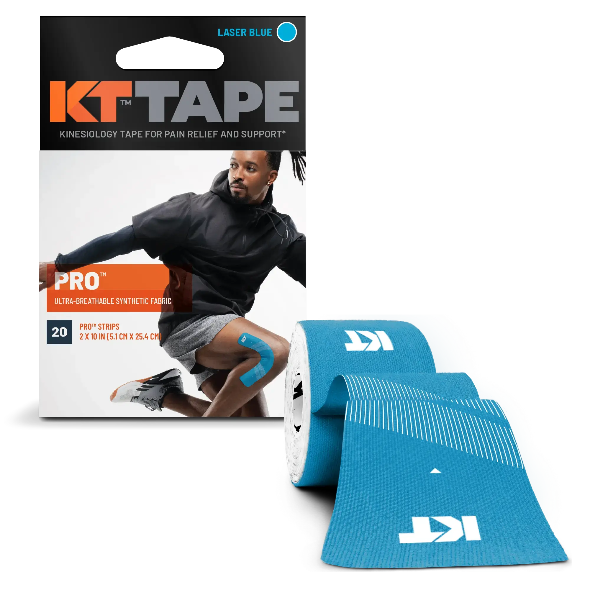 KT Tape Pro packaging with roll#color_laser-blue