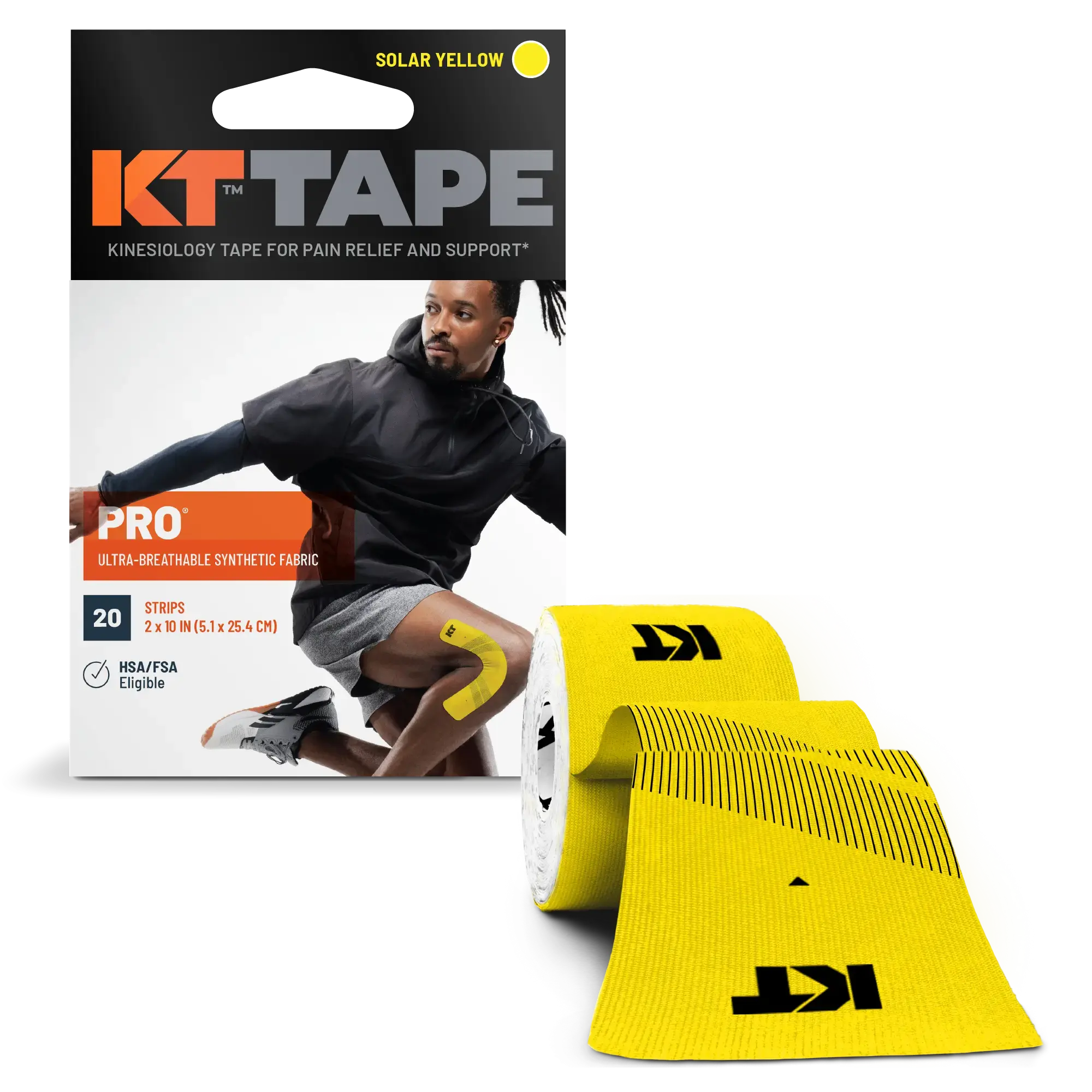 KT Tape Pro packaging with roll#color_solar-yellow