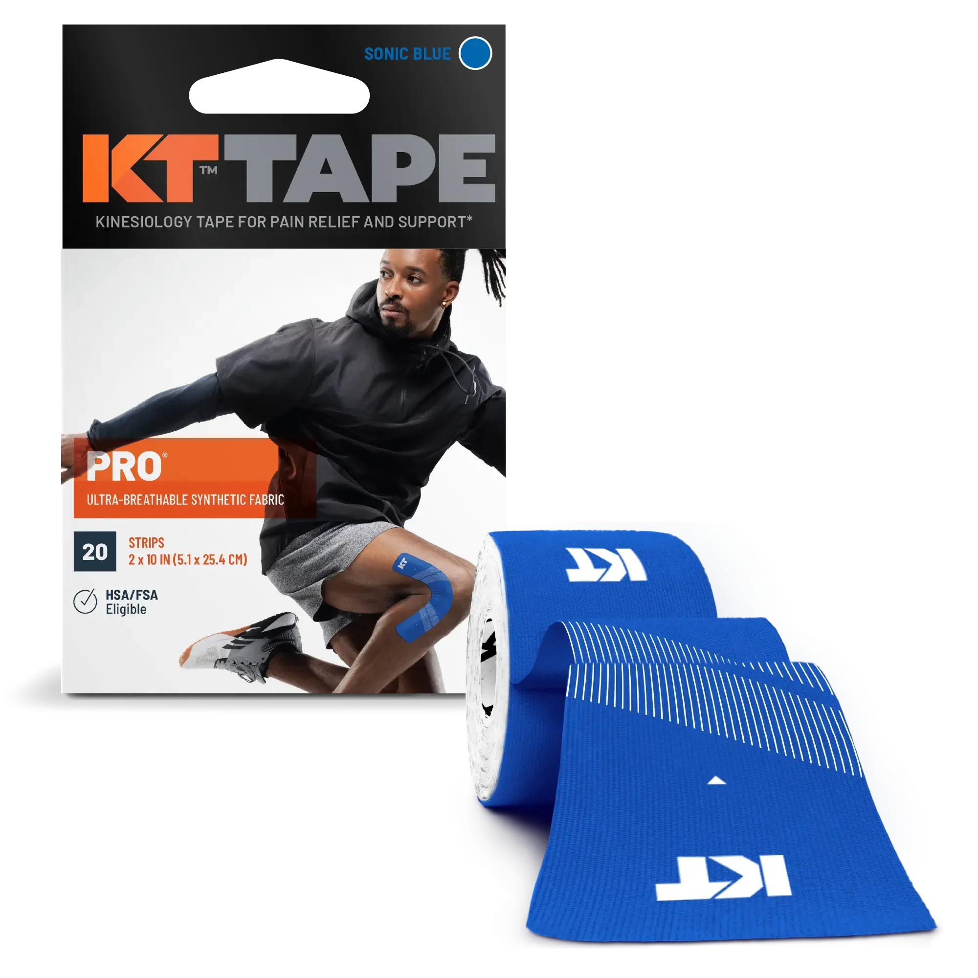 KT Tape Pro packaging with roll#color_sonic-blue