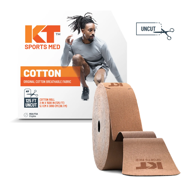 KT Tape Original Cotton 125 ft Uncut - Kinesiology Tape