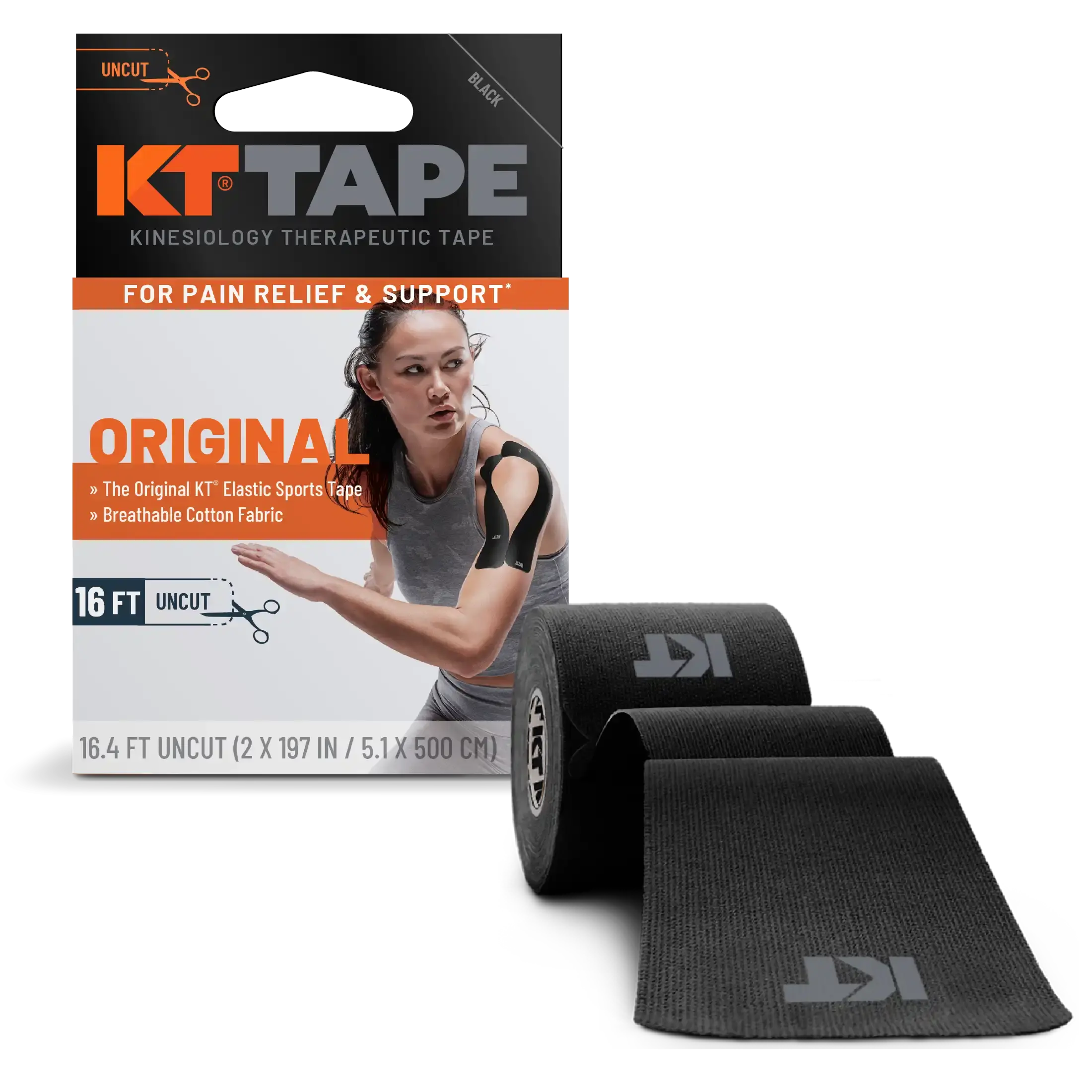 KT Tape Original Cotton#color_black