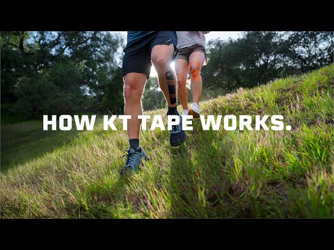 KT Tape Original Cotton kinesiology tape in 16 ft uncut roll for gentle joint and muscle support
