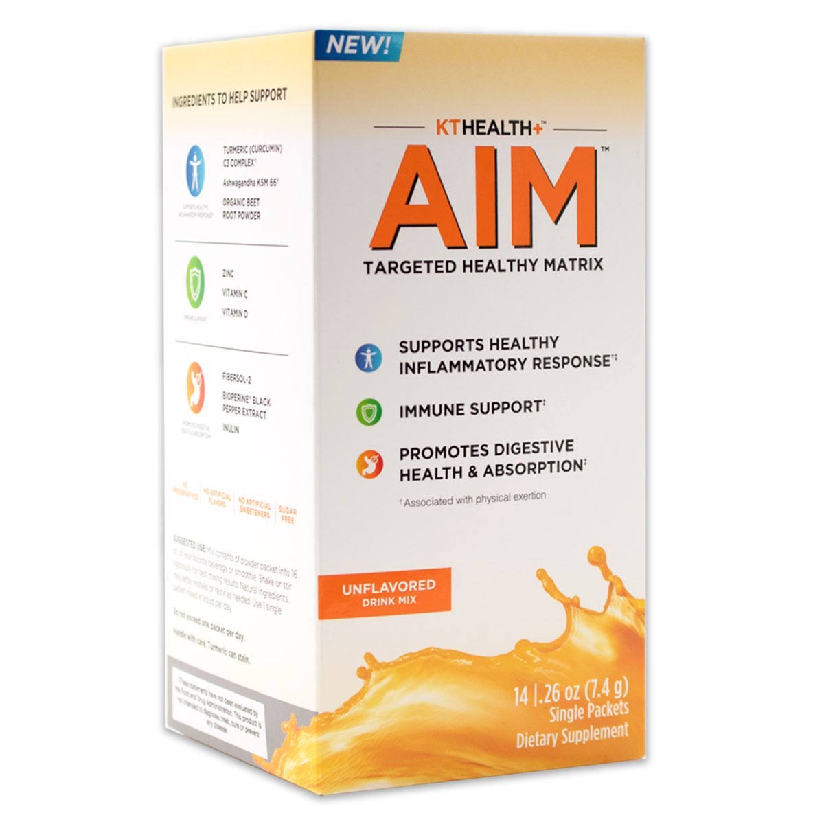 KTHealth+ AIM™ Targeted Healthy Matrix Supplement Drink Mix