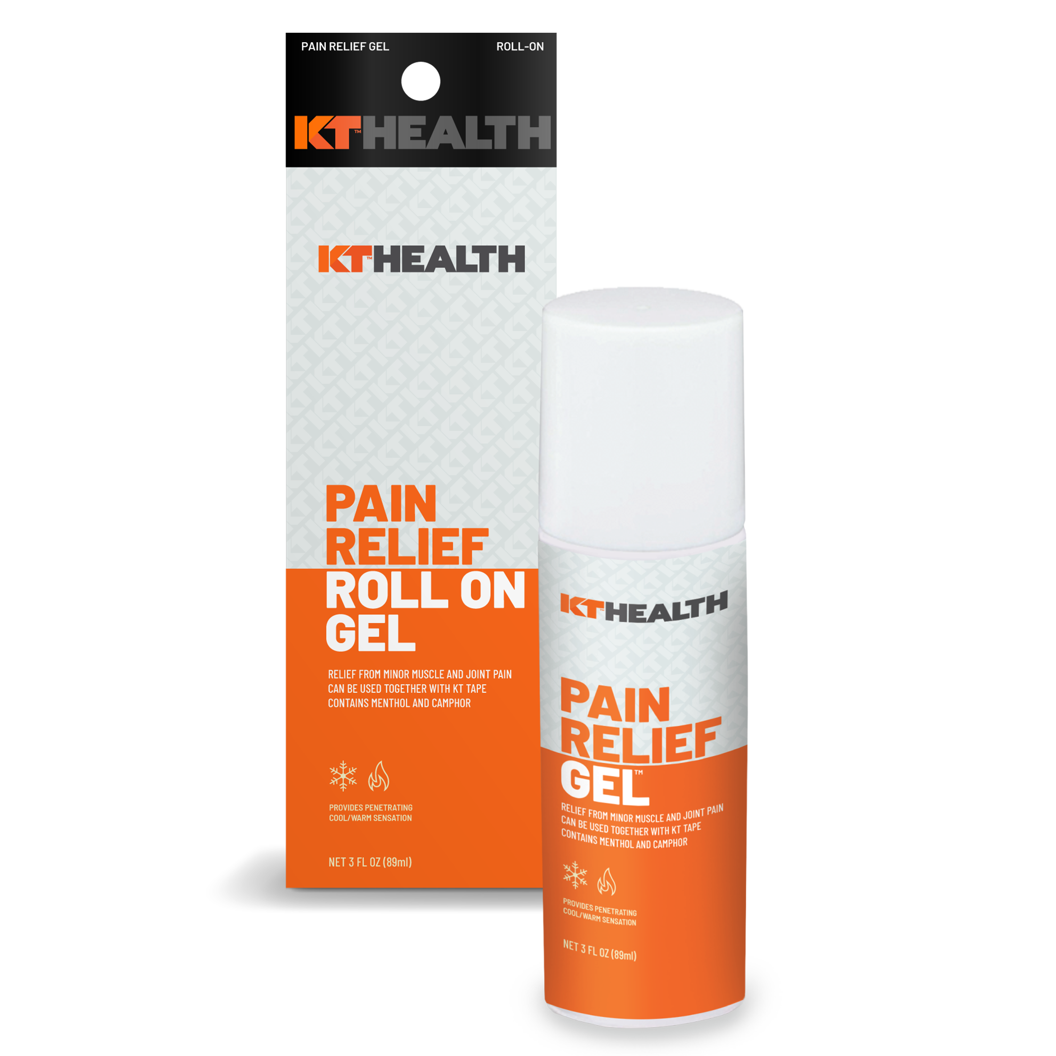 KT Health Pain Relief Roll-On Gel