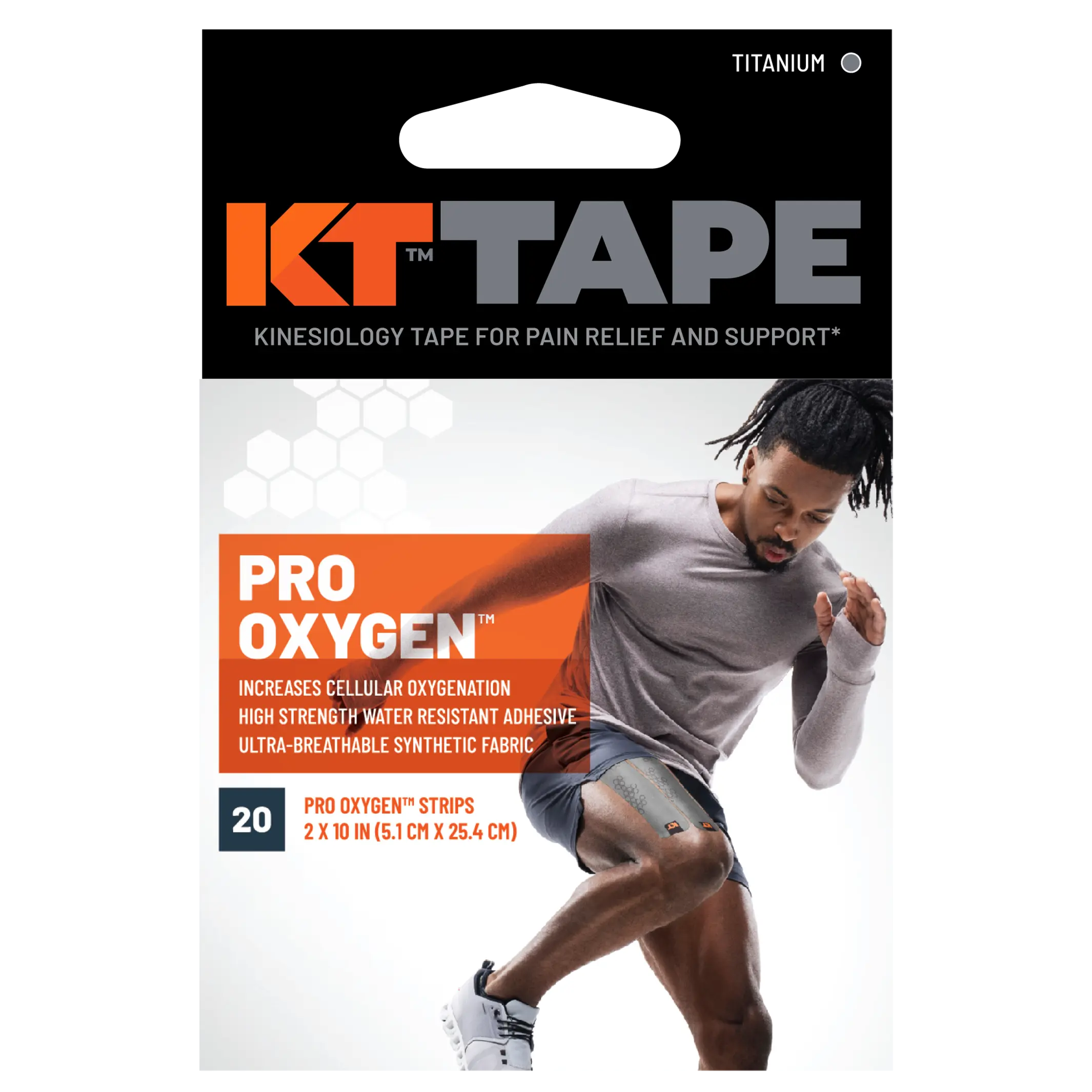 KT Tape Pro Oxygen™ - Kinesiology Tape with Celliant for Muscles