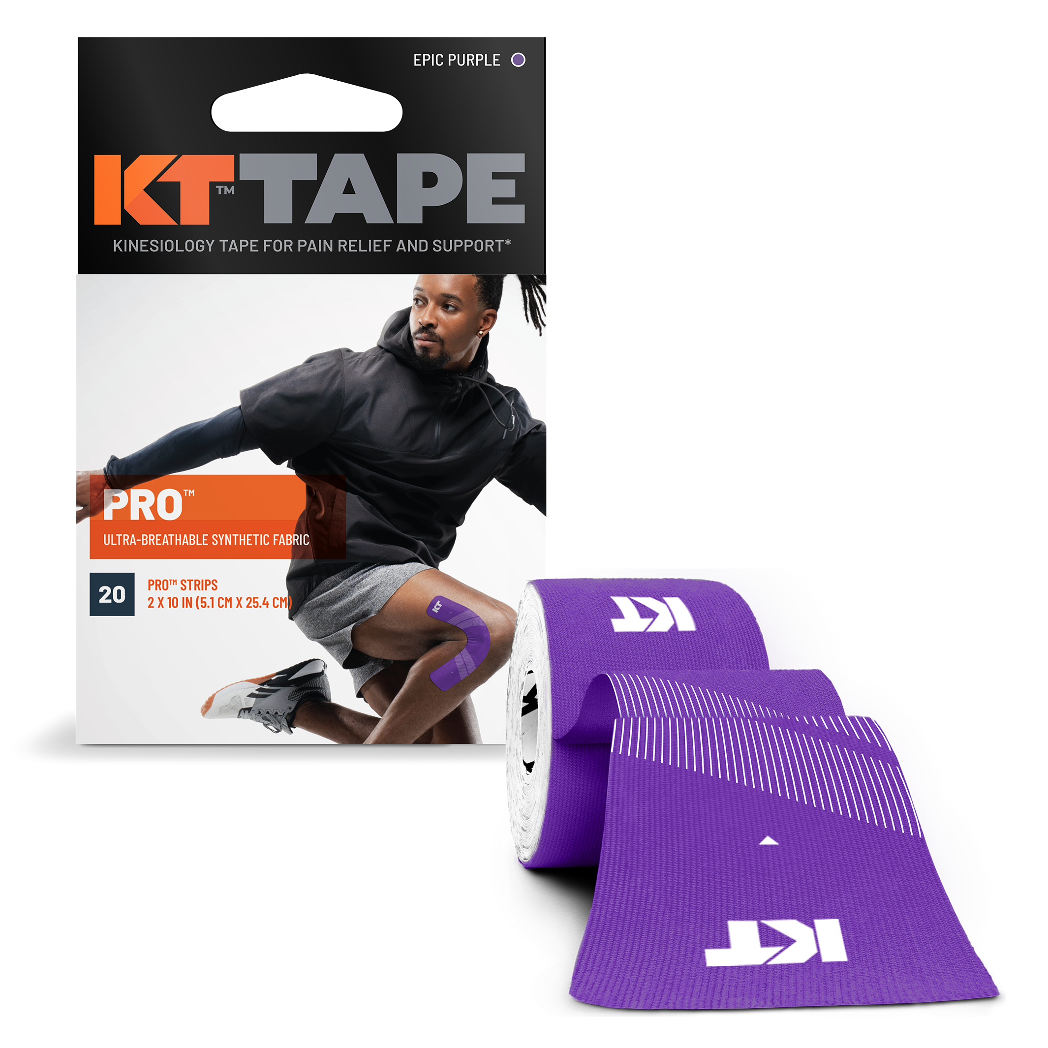 KT Tape Pro packaging with roll#color_epic-purple