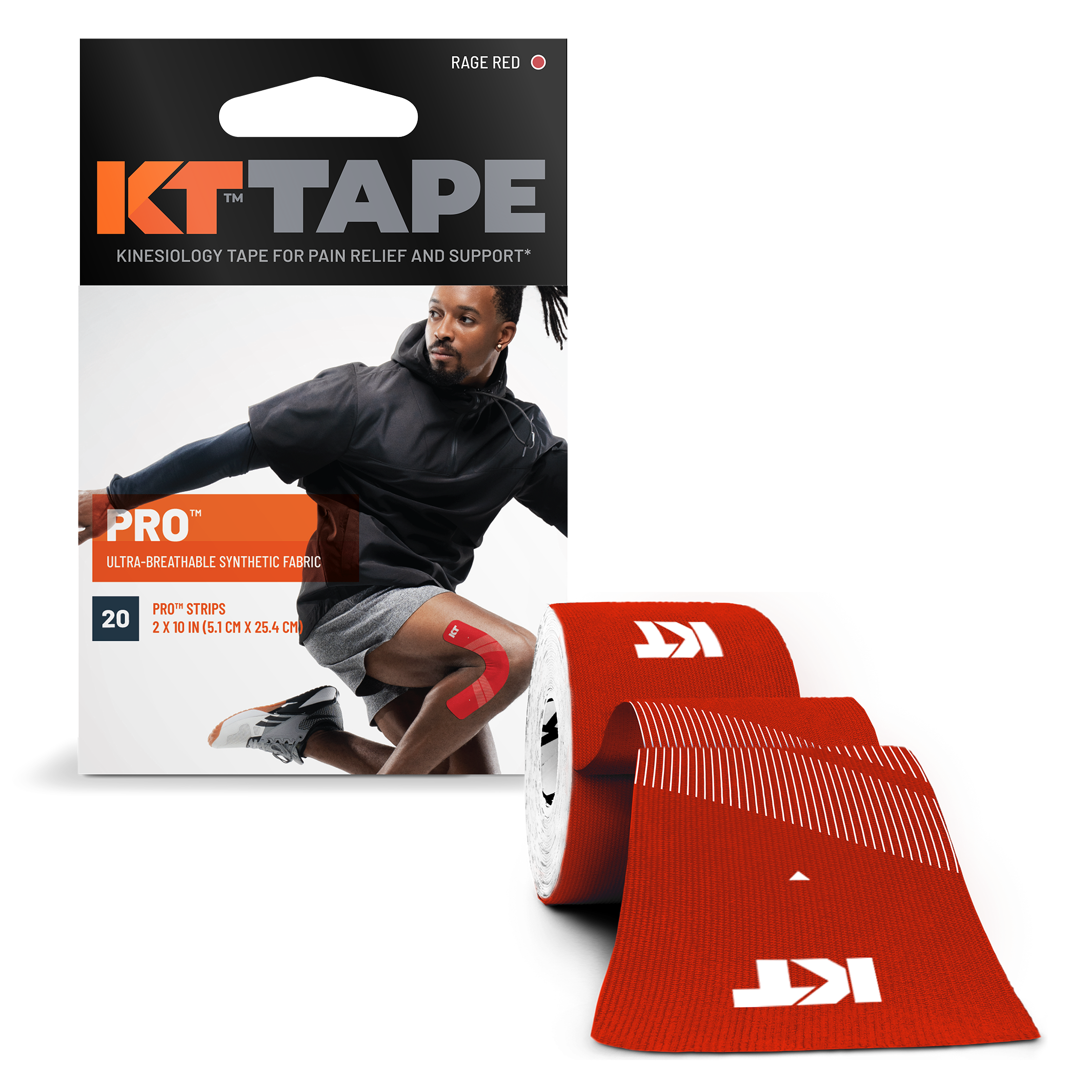 KT Tape Pro packaging with roll#color_rage-red