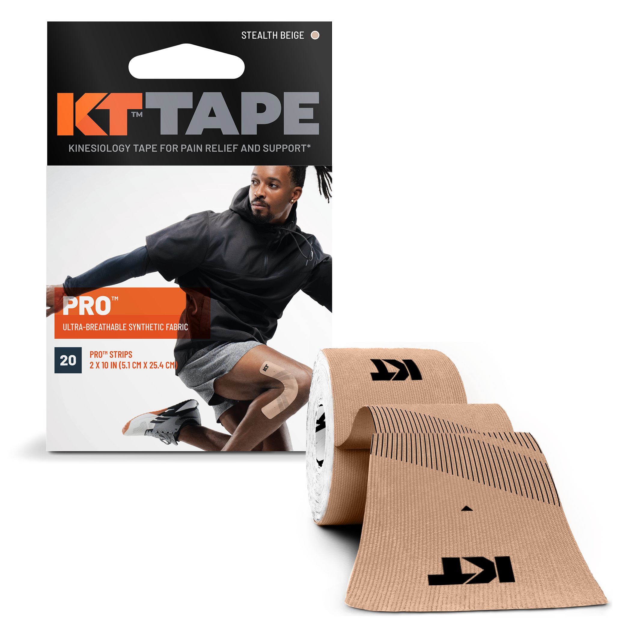 KT Tape Pro with roll#color_stealth-beige